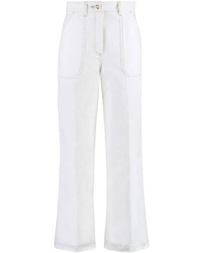 gucci pants white|Gucci jeans women's.